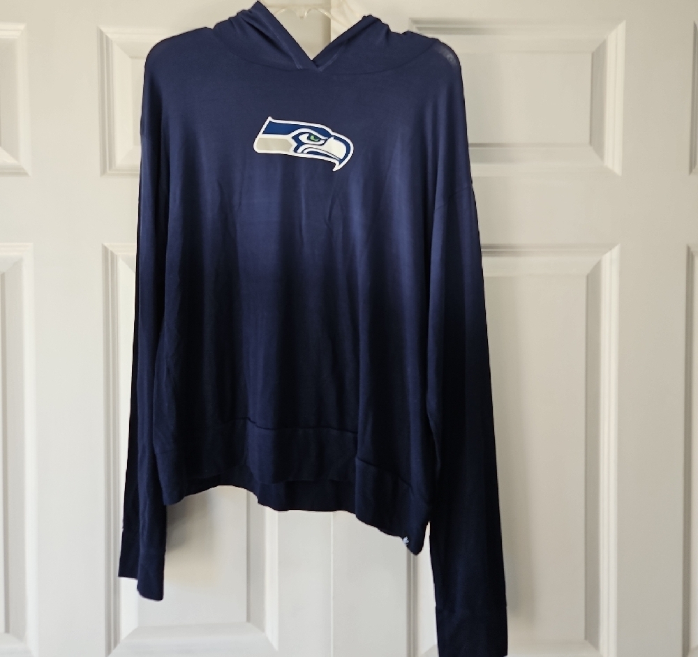NWT Womens SEAHAWK T--SHIRT HOODIE